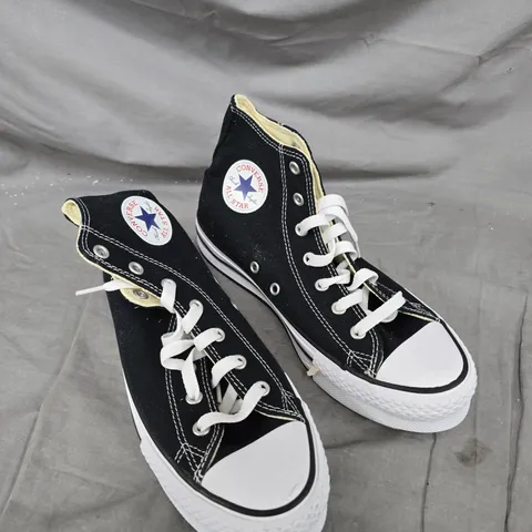 CONVERSE JUNIOR GIRLS EVA LIFT CANVAS HI TOP TRAINERS - 4