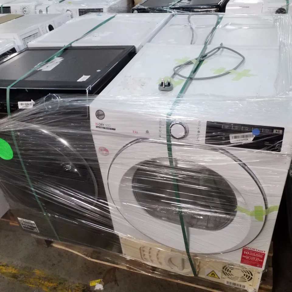 PALLET OF APPROXIMATELY 4 UNPROCESSED RAW RETURN WHITE GOODS TO INCLUDE;