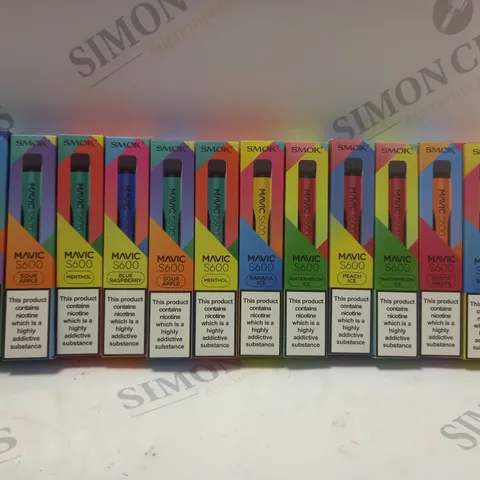 BOX OF APPROX 14 ASSORTED DISPOSABLE VAPES