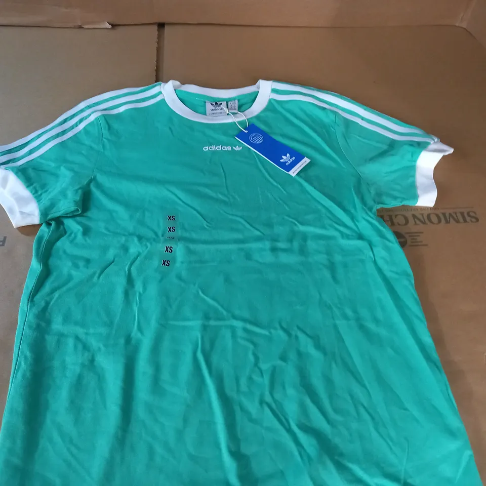 ADIDAS GREEN T-SHIRT - UK6