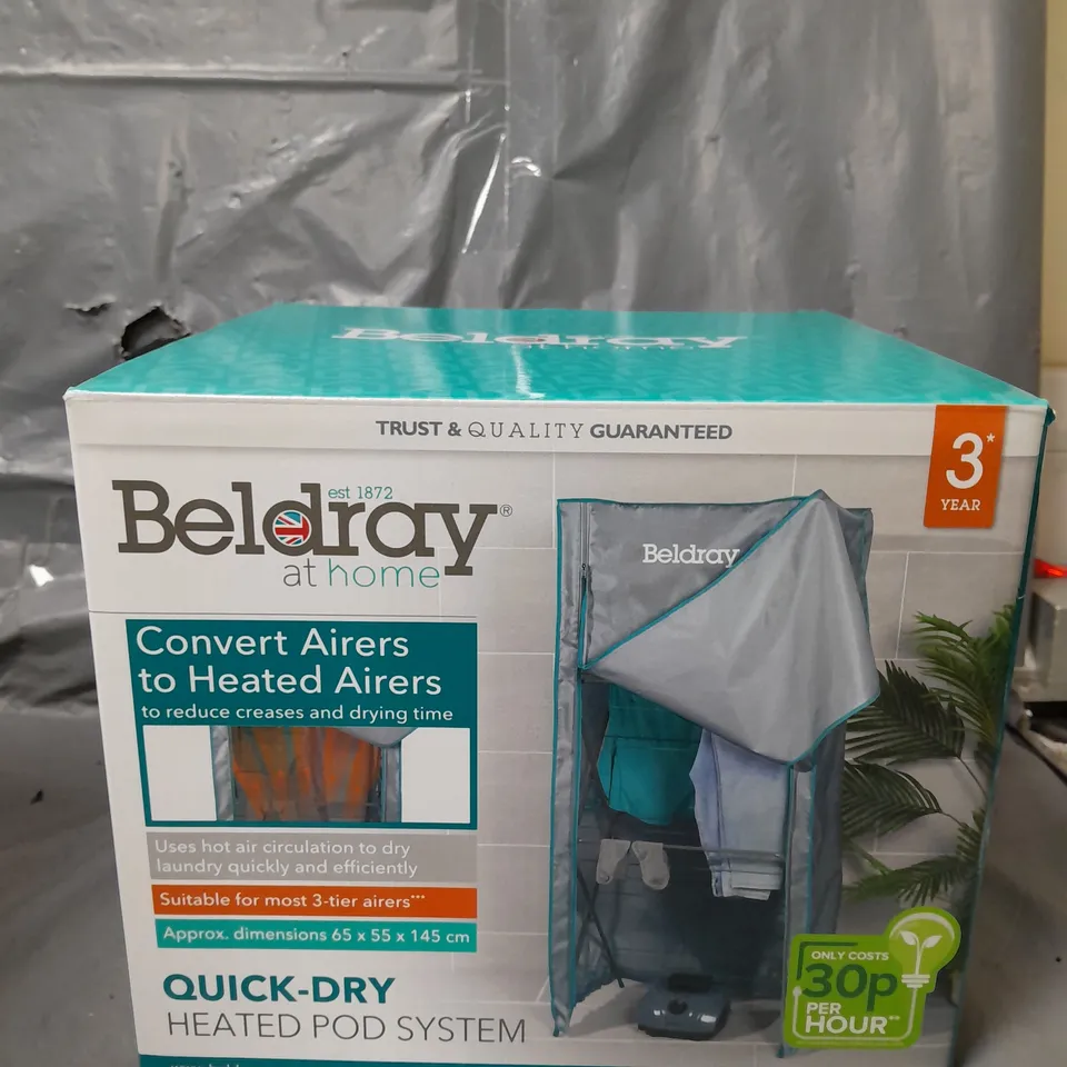 BELDRAY AT HOME QUICK DRY HEATED POD SYSTEM