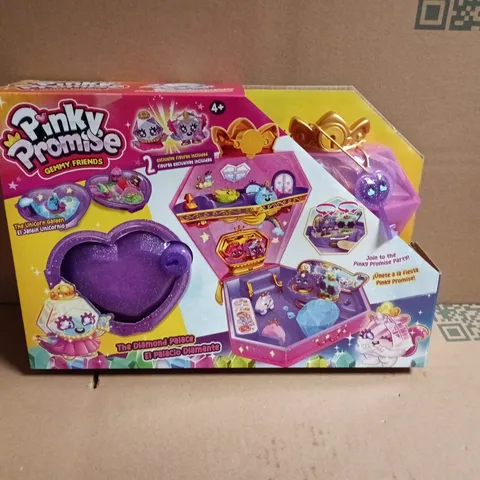 PINKY PROMISE FRIENDS UNICORN JEWELLERY BOX PLAYSET – GLITTER HEART BOX, BOXED
