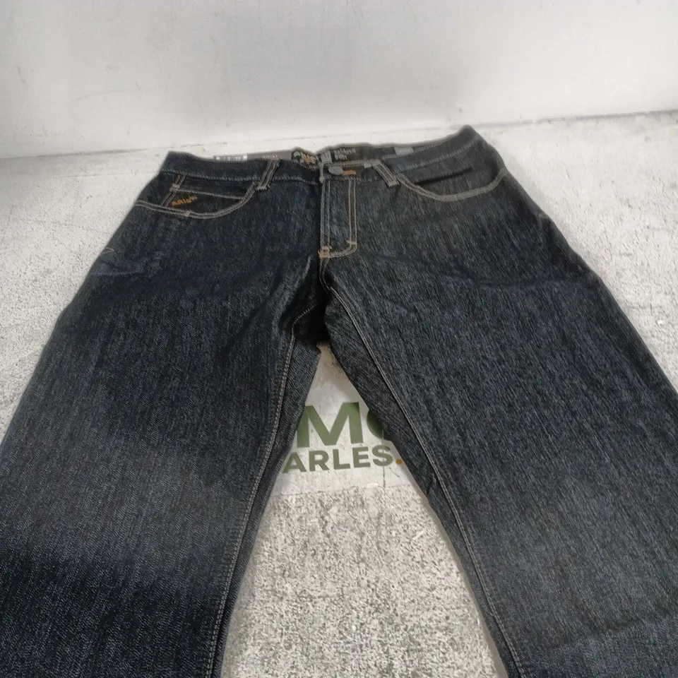 ARIAT WORK JEANS – REBAR M4 LOW RISE BOOT CUT, MEN'S, WAIST 33/36