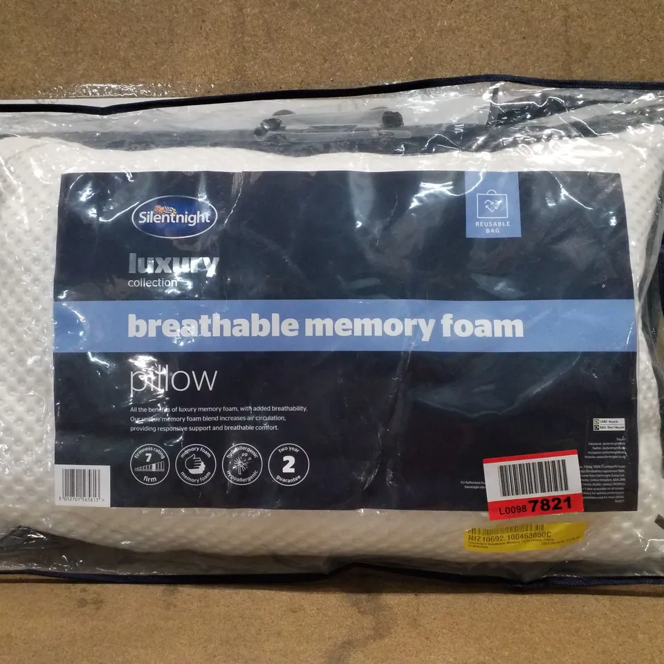 SILENTNIGHT BREATHABLE MEMORY FOAM PILLOW