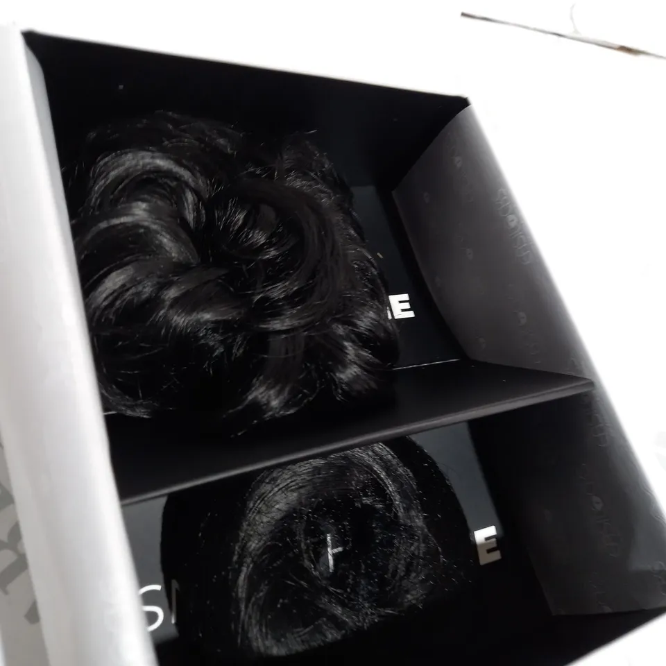 BOXED EASILOCKS SET OF 2 POWER SCRUNCHIE EBONY 