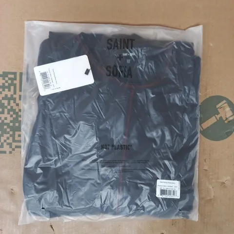 BAGGED SAINT + SOFIA ELLEN PIPING DRESS IN NAVY SIZE UK 12