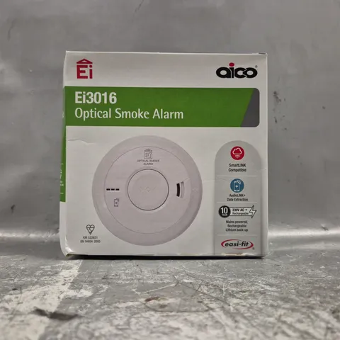 BOXED AICO EI3016 OPTICAL SMOKE ALARM 
