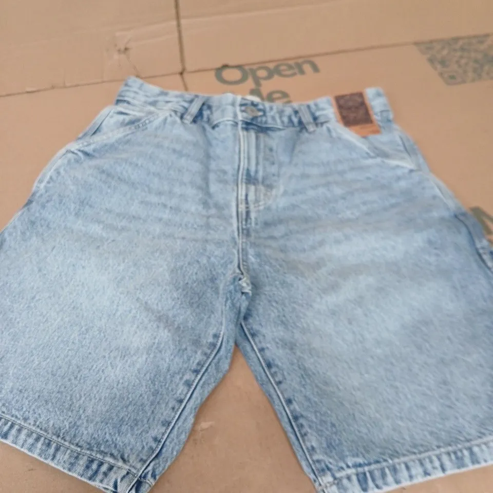 RDA RAW DENIM SHORTS 32W REGULAR FIT