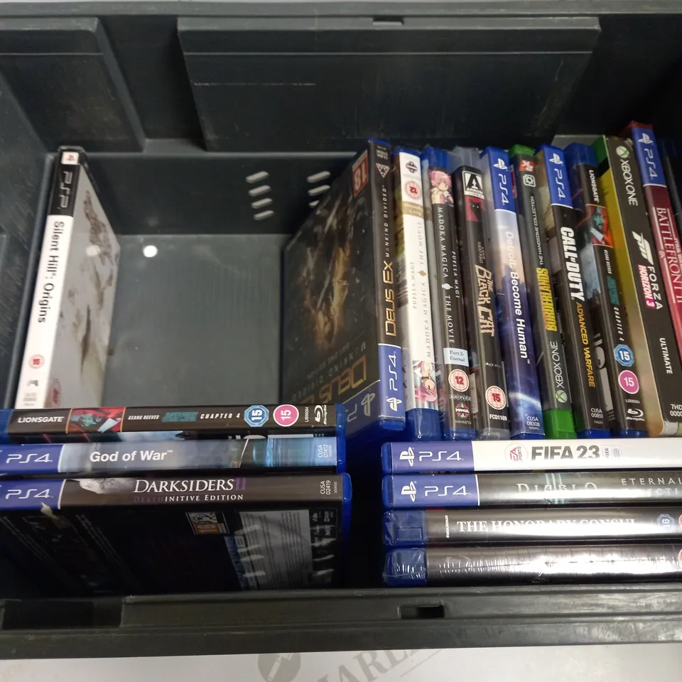 BOX OF APPROX 20 ASSORTED DVDS INCLUDING WYRMWOOD APOCALYPSE, NEMESIS AND NO MAN OF GOD
