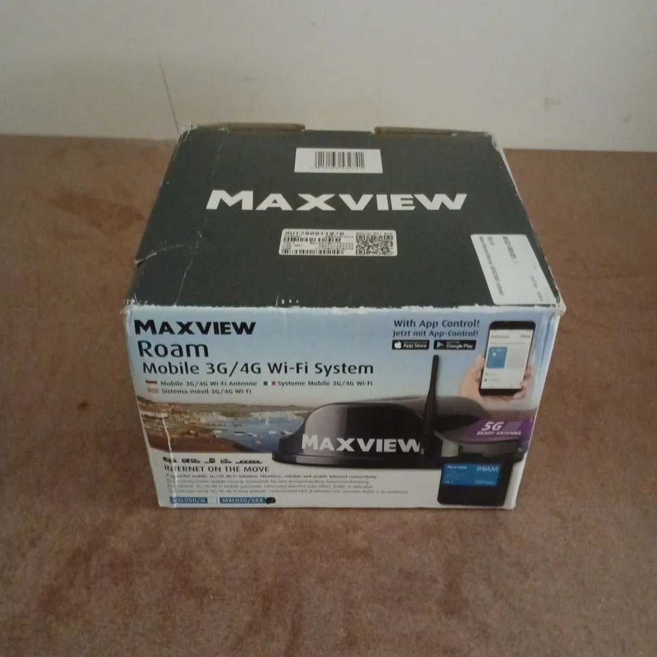 BOXED ,AXVIEW ROAM MOBILE WIFI SYSTEM