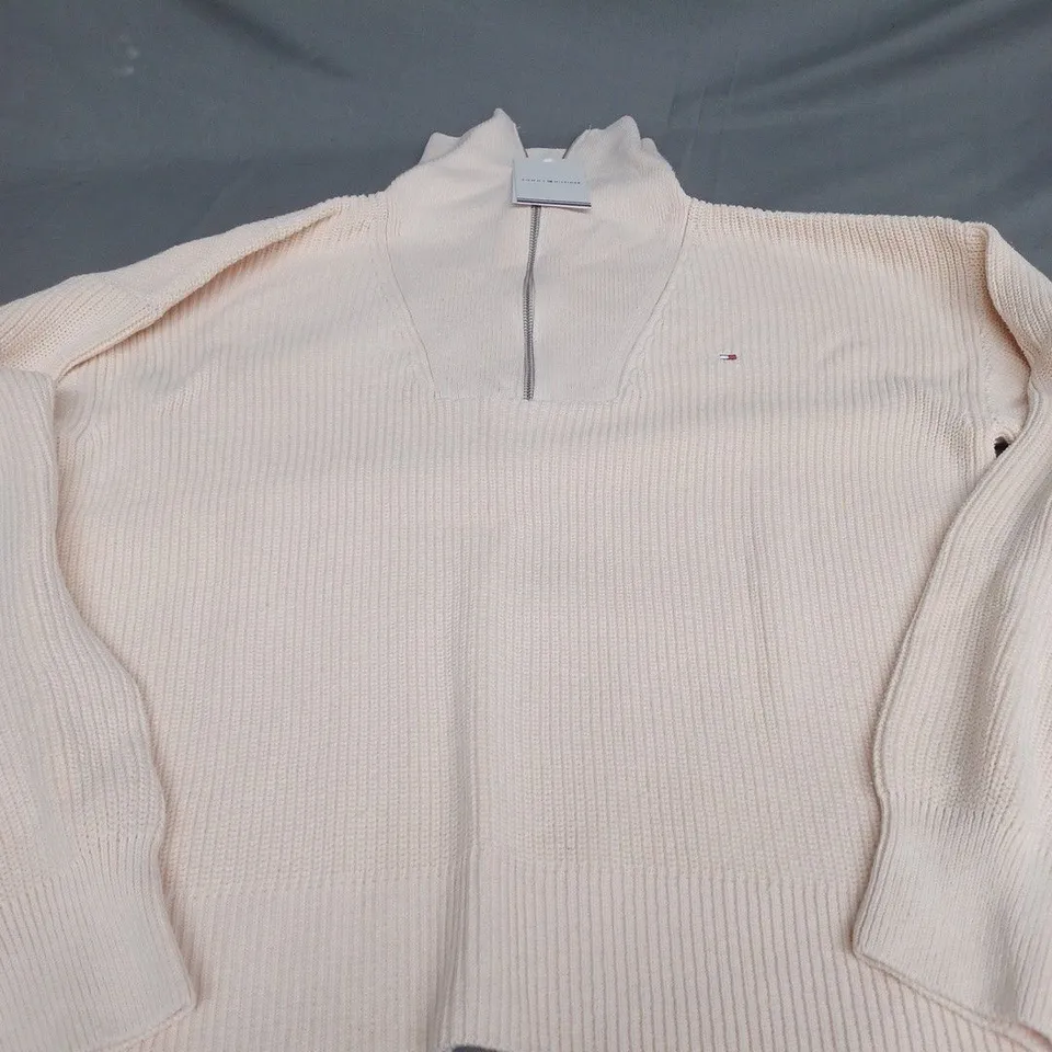 TOMMY HILFIGER CALICO SWEATERS CARDI STICH - LARGE
