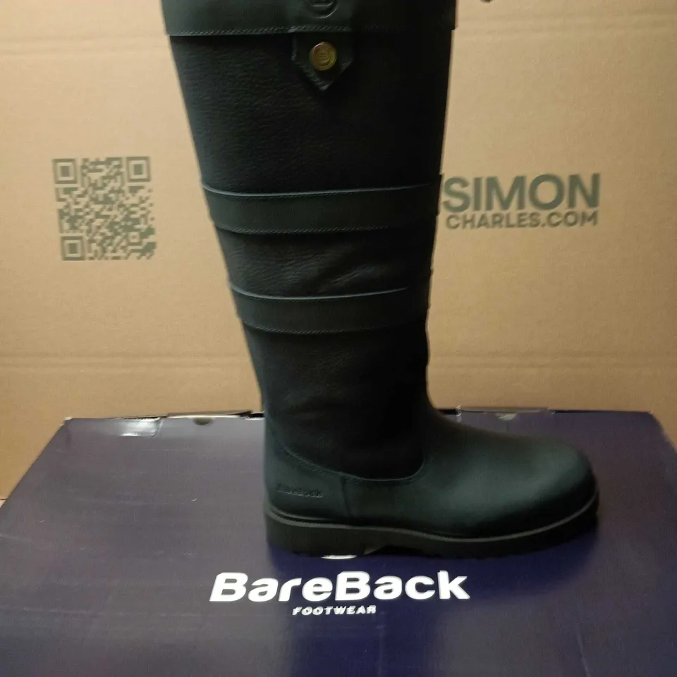 BAREBACK DAKOTA WATERPROOF COUNTRY BOOTS – BLUE, WOMEN'S UK5 (EU38)