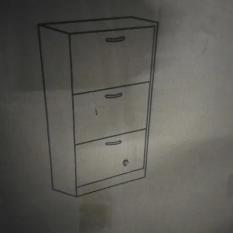 BOXED LIVING AND HOME 3 LAYERS LAUNDRY CABINET