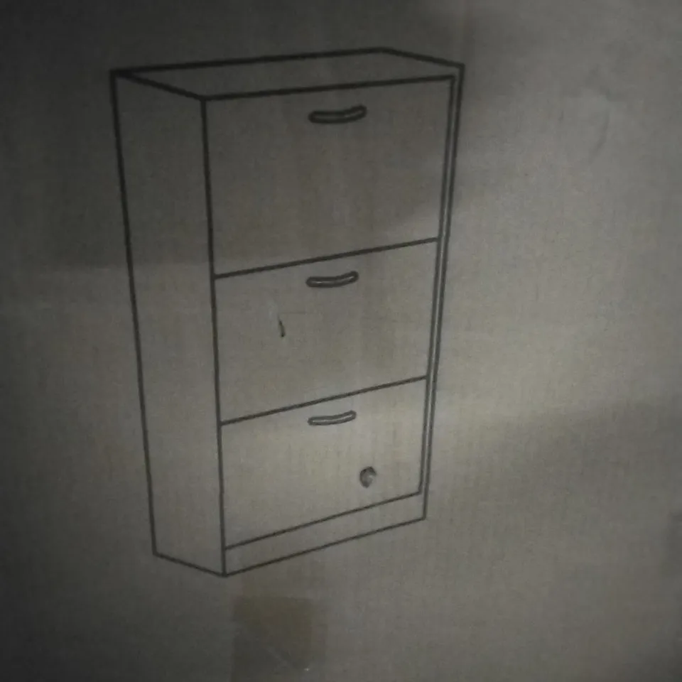 BOXED LIVING AND HOME 3 LAYERS LAUNDRY CABINET