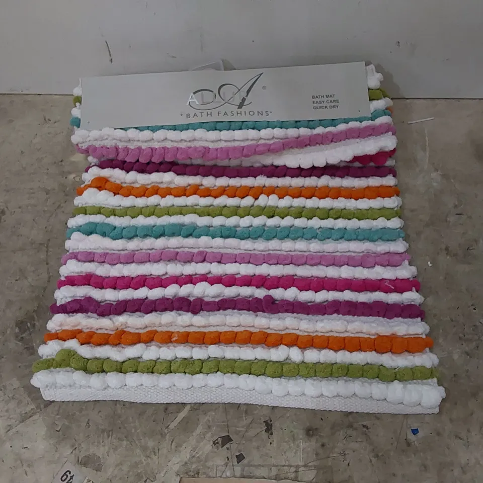 BAGGED ALISBHA RECTANGLE BATH MAT 