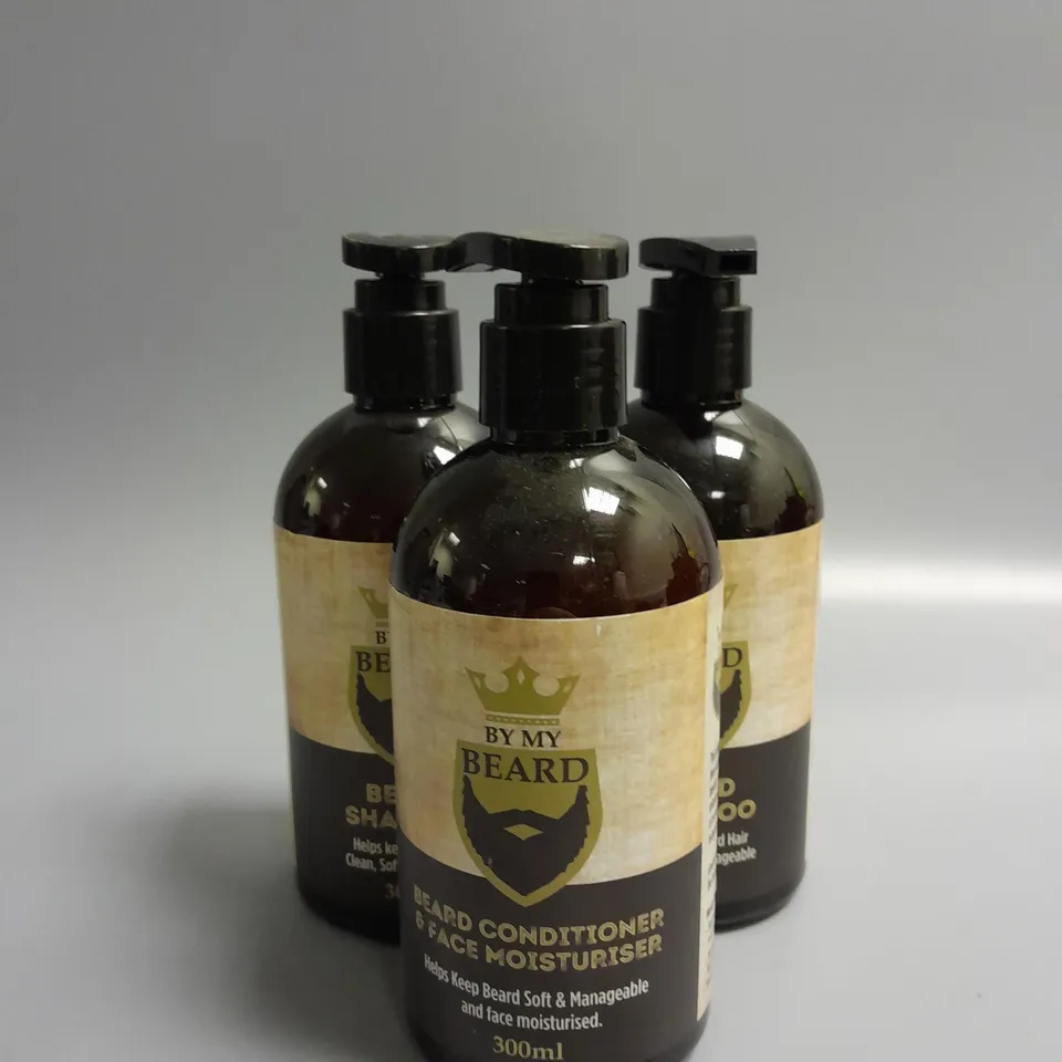 BOX OF ASSORTED BEARD CONDITIONER AND FACE MOISTURISER 