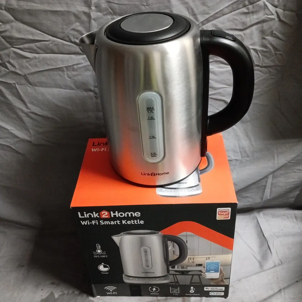 LINK2HOME WI-FI SMART KETTLE – STAINLESS STEEL