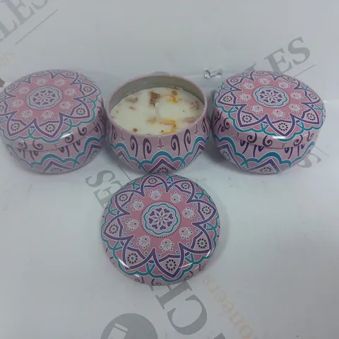 BOX OF 3 LAVENDER SCENTED CANDLES 60G EACH