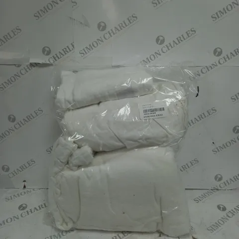 FLANNEL 4 PIECE DUVET SET UNBOXED DOUBE SET 