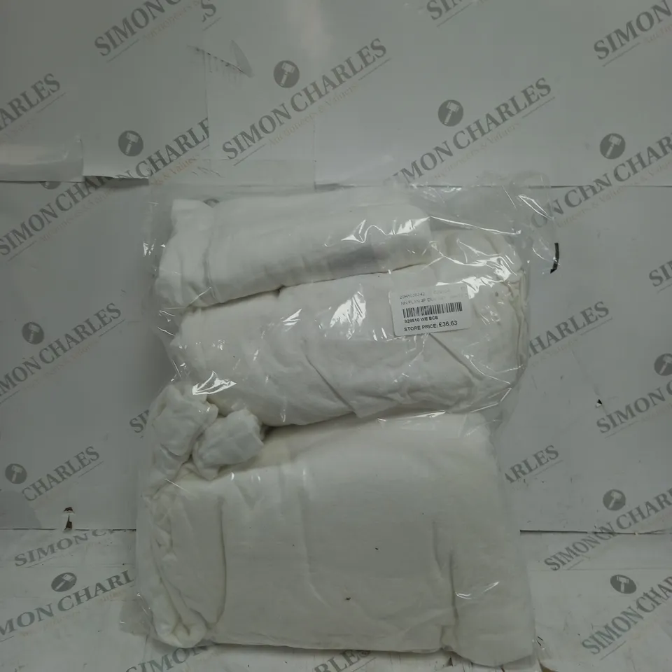 FLANNEL 4 PIECE DUVET SET UNBOXED DOUBE SET 