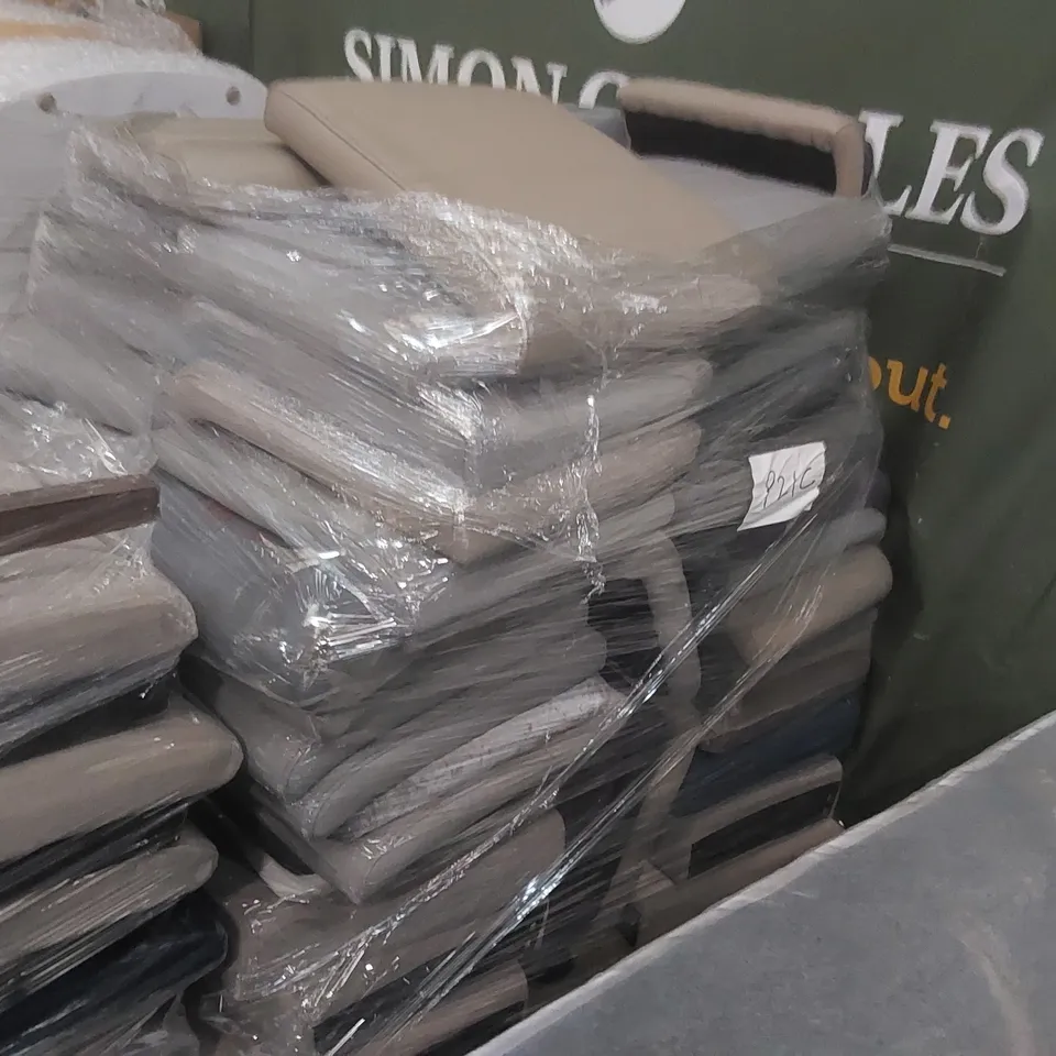 PALLET CONTAINING A LARGE QUANTITY OF DESIGNER CHAIR PARTS