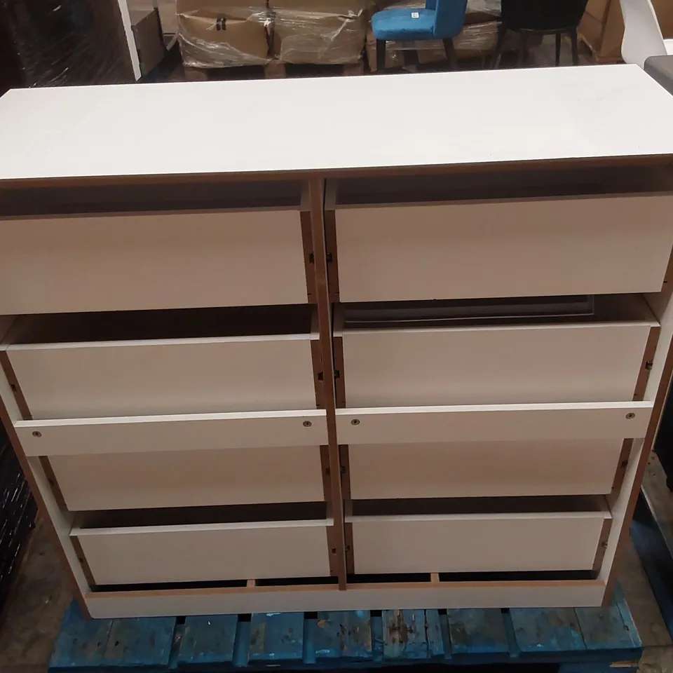 DESIGNER 8 DRAWER WOODEN CABINET 