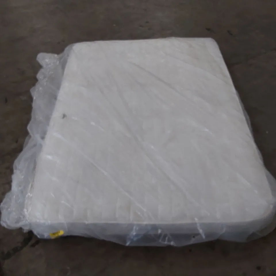 BAGGED DEEP QUILTED HYBRID OPEN COIL DOUBLE 4'6" MATTRESS 