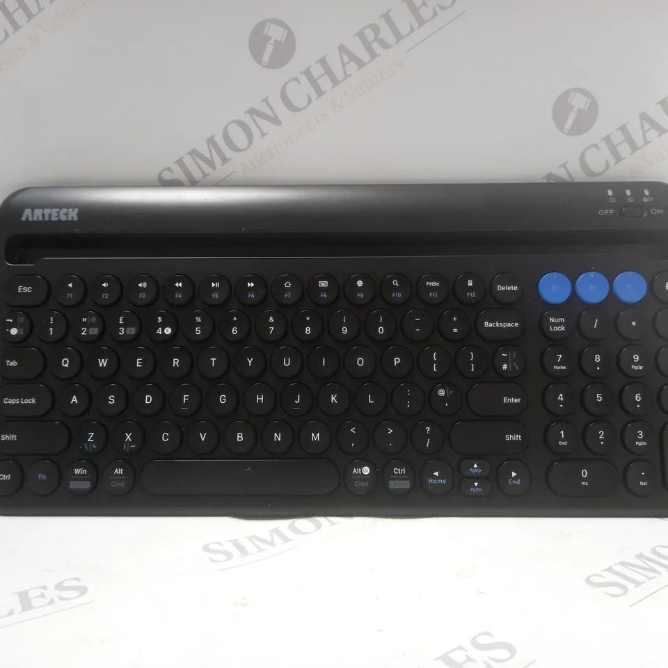 ARTECK WIRELESS KEYBOARD IN BLACK - HB206-2