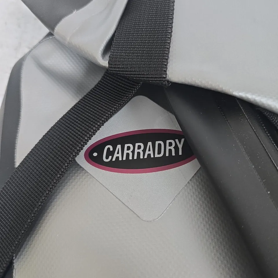 CARRADICE BICYCLE PANNIER BAGS – PAIR WITH MOUNTING HARDWARE (GREY/BLACK)