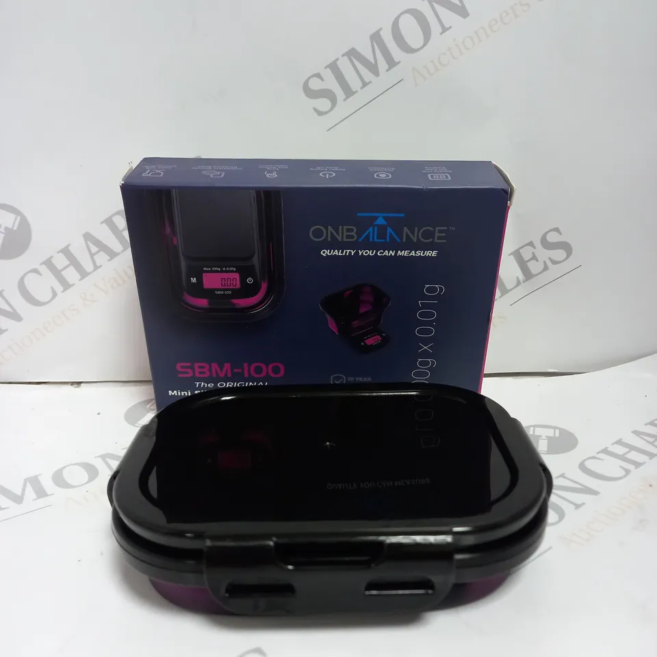 BOXED ONB ALLIANCE SBM-100 MINI SILICONE BOWL SCALE 