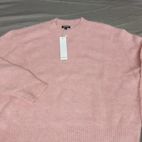 MARVOTTI KNITTED SWEATSHIRT IN PINK - S