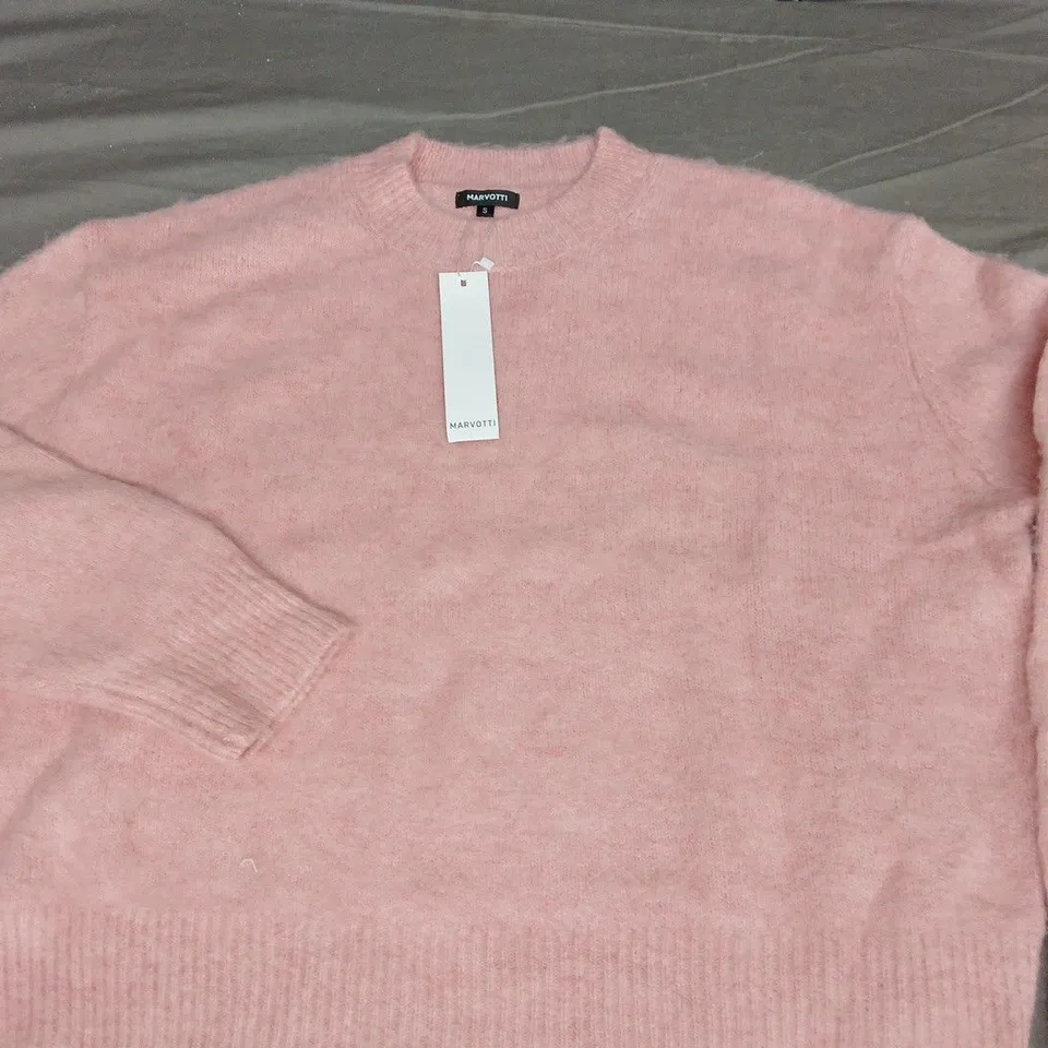 MARVOTTI KNITTED SWEATSHIRT IN PINK - S