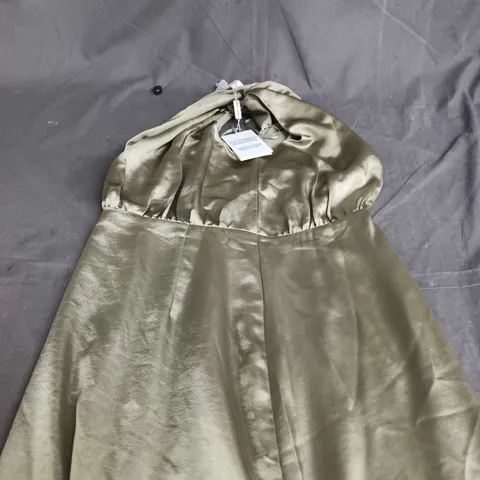 PRETTY LAVISH FARRAH MAXI BRIDESMAID DRESS – OLIVE, UK SIZE 10