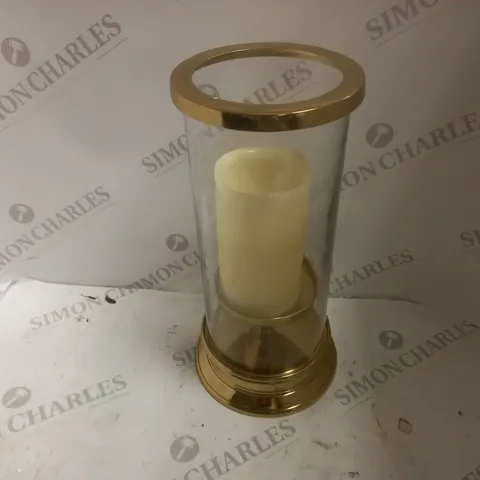 BIBA HURRICANE LANTERN - GOLD COLOUR