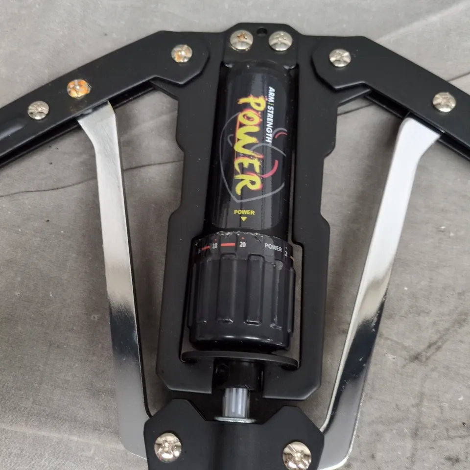 POWER TWISTER STRENGTH TRAINING BAR – ADJUSTABLE RESISTANCE (TURQUOISE GRIPS)