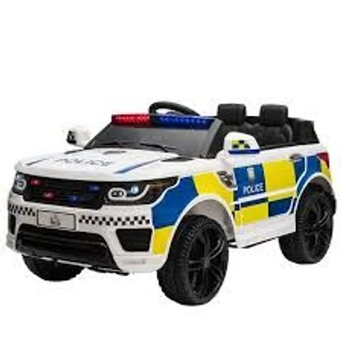 BOXED HOMCOM RIDE ON POLICE KIDS CAR (1 BOX)