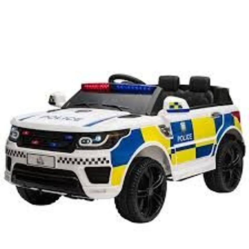 BOXED HOMCOM RIDE ON POLICE KIDS CAR (1 BOX)