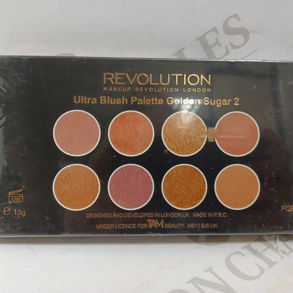 SEALED REVOLUTION ULTRA BLUSH PALETTE GOLDEN SUGAR 2