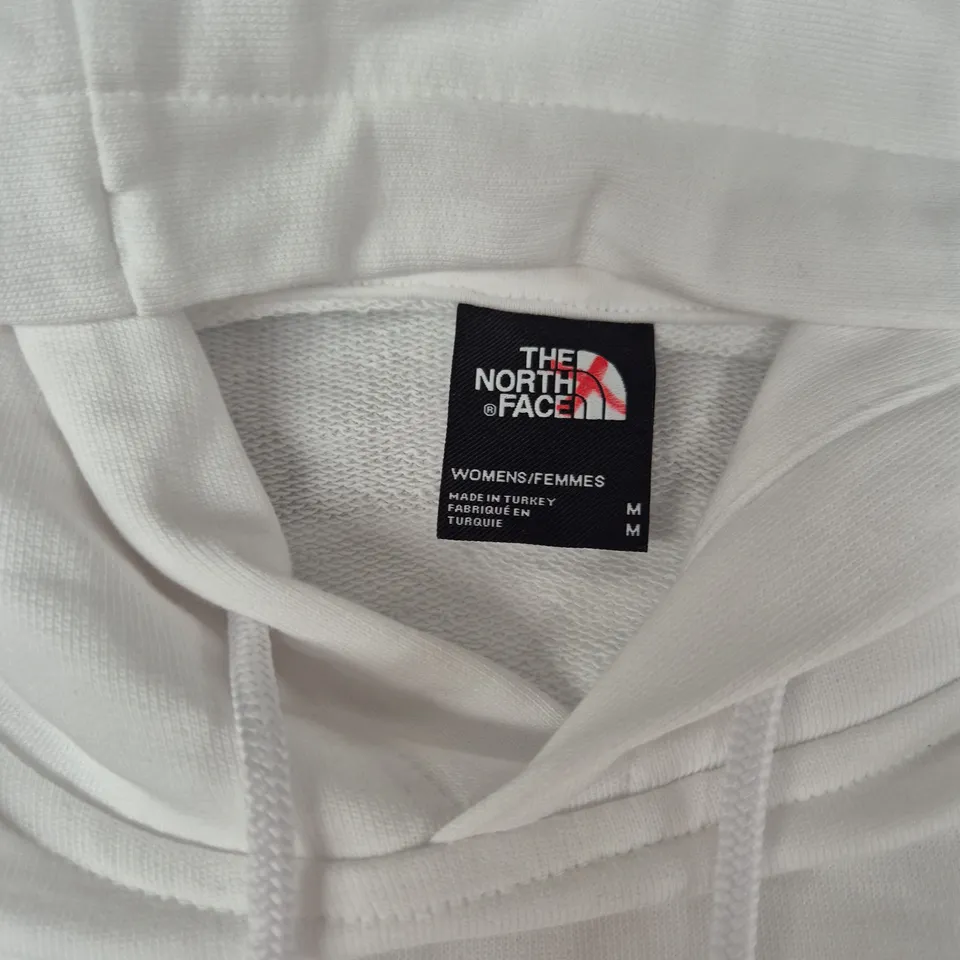 THE NORTH FACE WOMEN'S HOODIE – WHITE – SIZE M