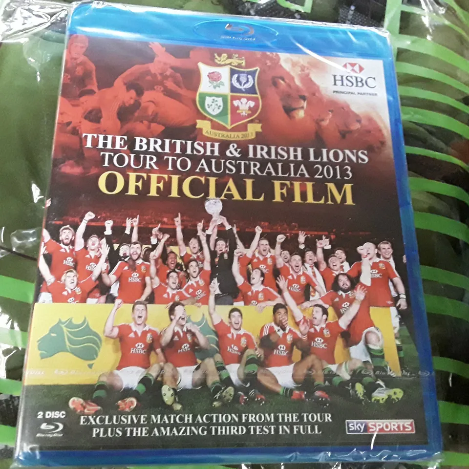 A BOX OF APPROXIMATELY 16 THE BRITISH &IRISH LIONS TOUR TO AUSTRALIA 2013 OFFICIAL FILM DVDS
