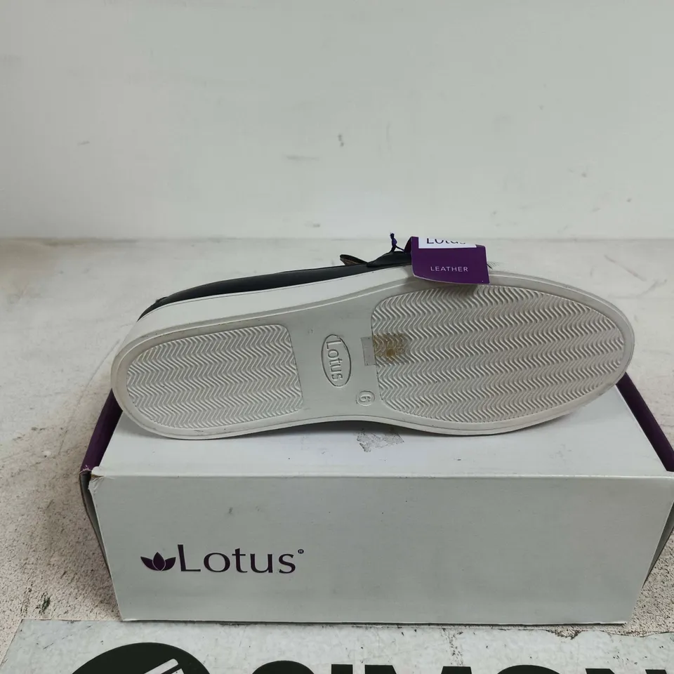 LOTUS BERTIE NAVY SHOES SIZE 6 BOXED