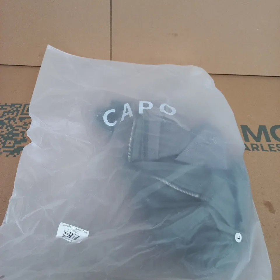 CAPO UTILITY JACKET – OLIVE, SIZE L