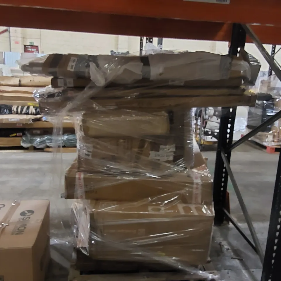 PALLET OF ASSORTED CONSUMER PRODUCTS/FURNITURE PARTS 