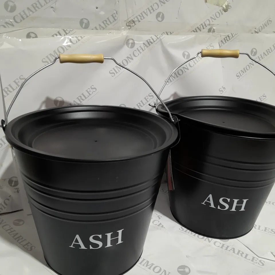 2 X ASH BUCKET FOR CIGARETTES