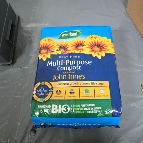 WESTLAND PEAT-FREE MULTI-PURPOSE COMPOST WITH JOHN INNES – 25 L
