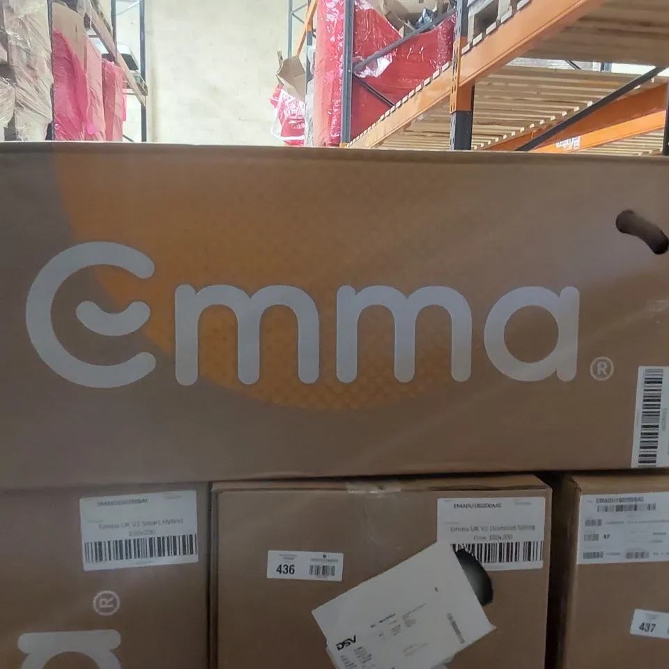 BRAND NEW BOXED EMMA UK V2 SMART HYBRID 150 x 200CM KING SIZE MATTRESS 