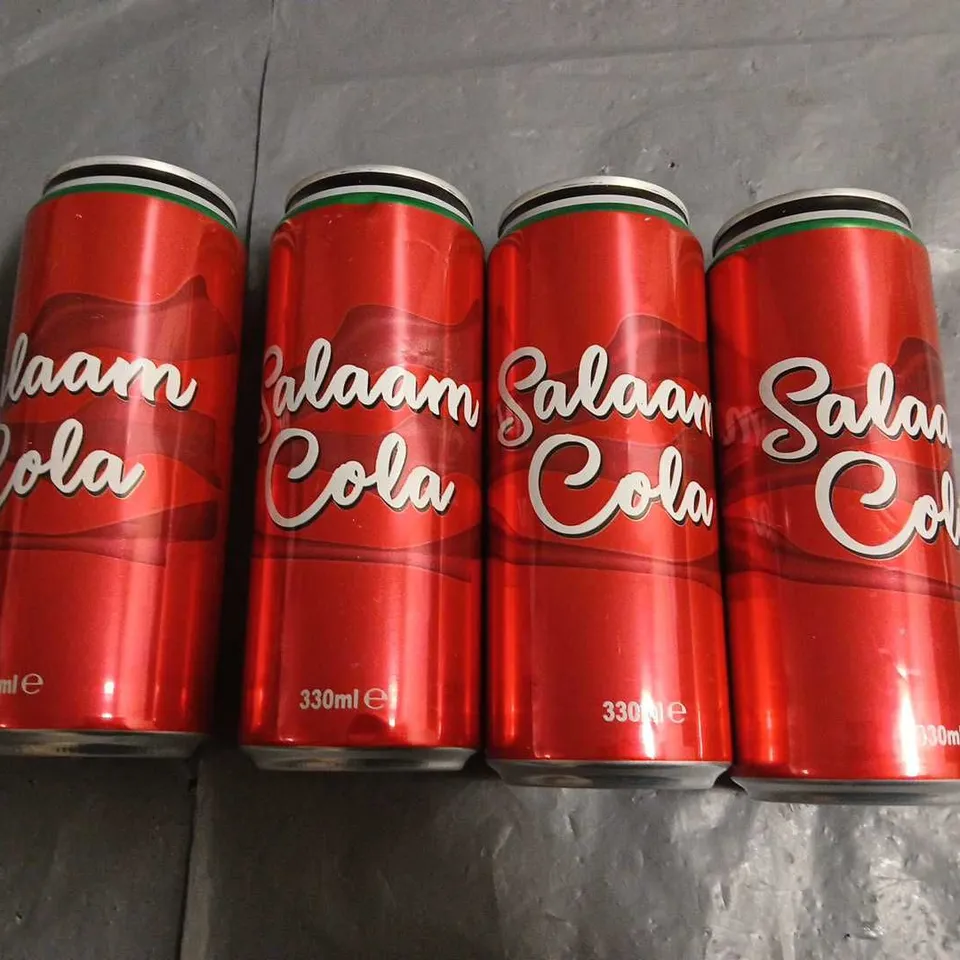 LOT OF 21 330ML CANS OF SALAAM COLA