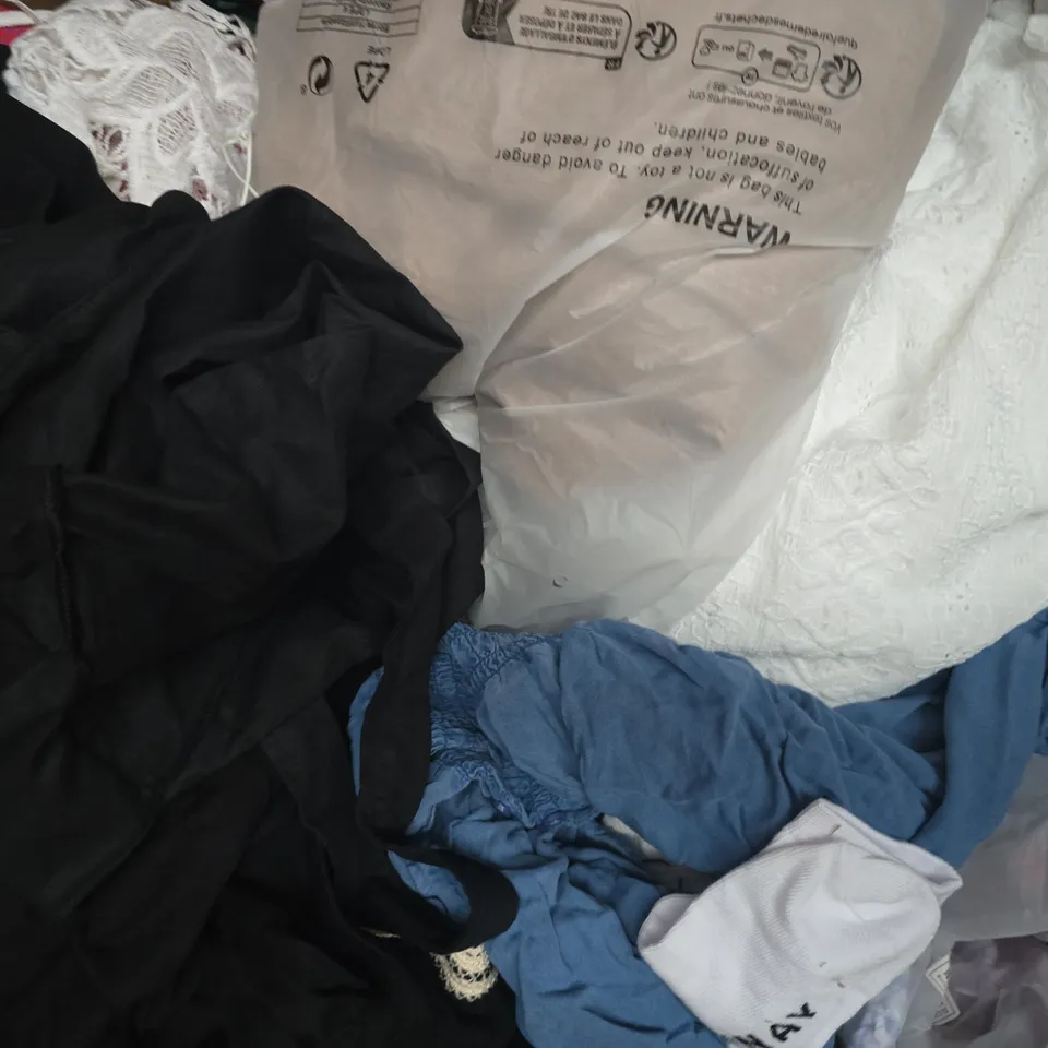 APPROXIMATELY 20 ASSORTED CLOTHING AND FASHION PRODUCTS IN VARIOUS STYLES AND SIZES - COLLECTION ONLY