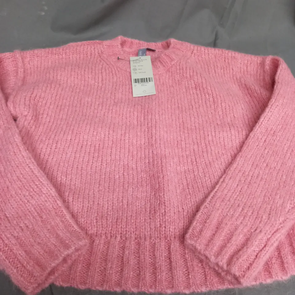 SWEATY BETTY BRUSHED BOUCLE CREW NECK SWEATER - XS