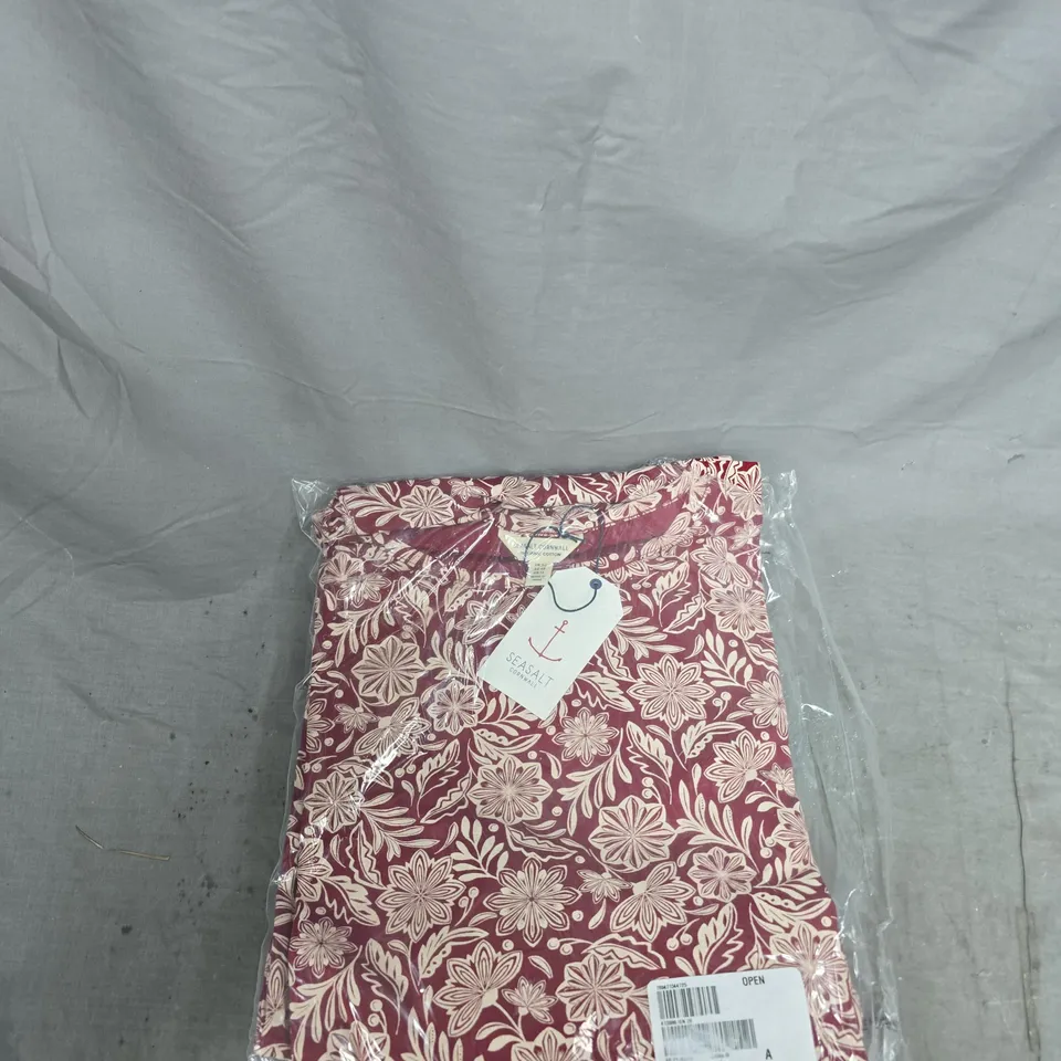 SEASALT CORNWALL FLORAL PRINT WOMEN'S PAJAMAS  – UK 20 